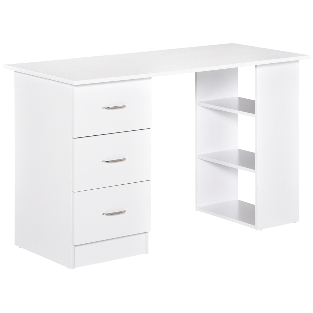 White 120cm computer desk