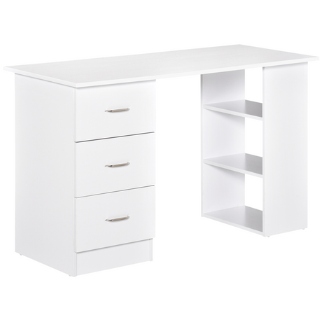 White 120cm computer desk