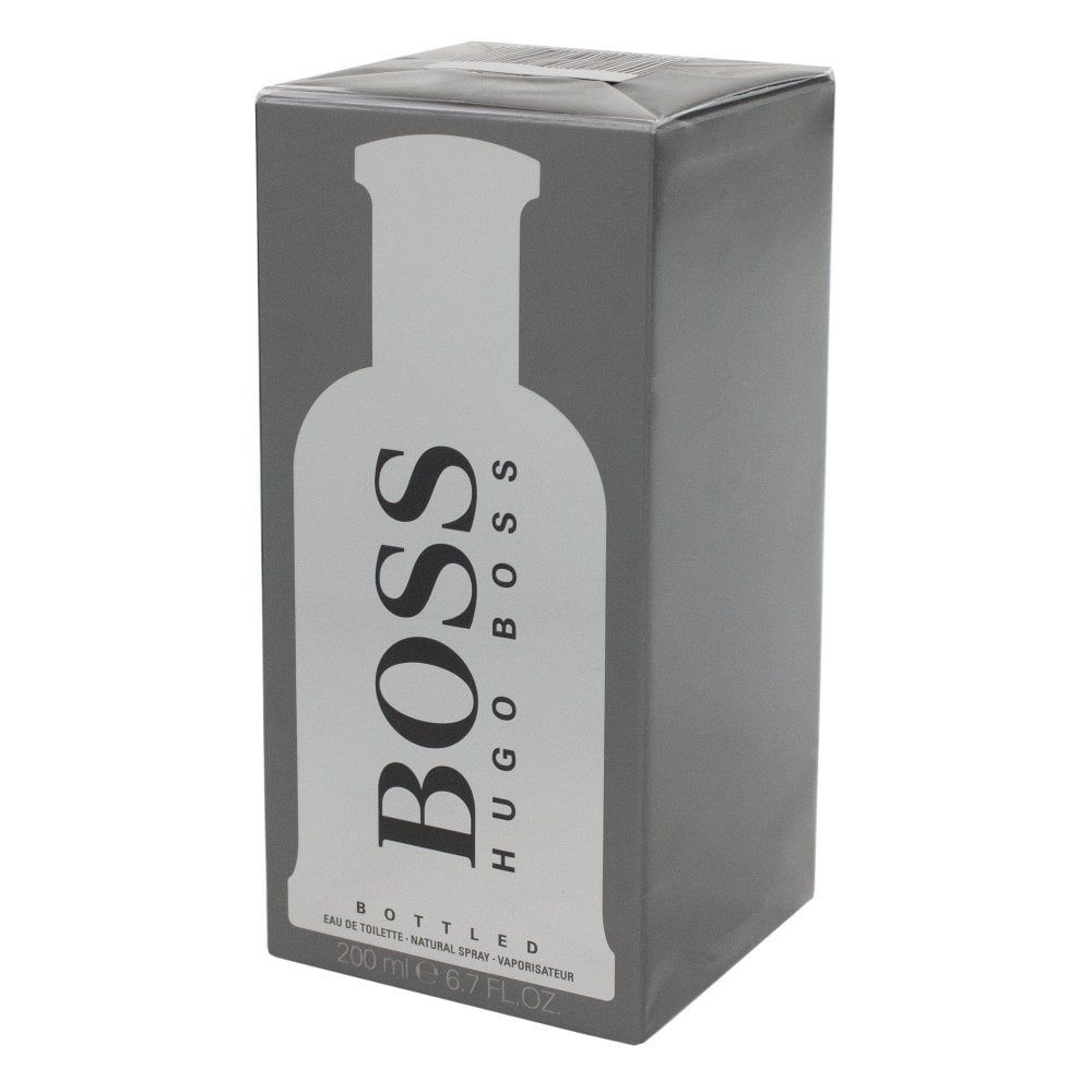 Hugo Boss Boss Bottled Grey Eau de Toilette Spray 200ml – Fresh Grapefruit, Apple & Amber Men's Fragrance