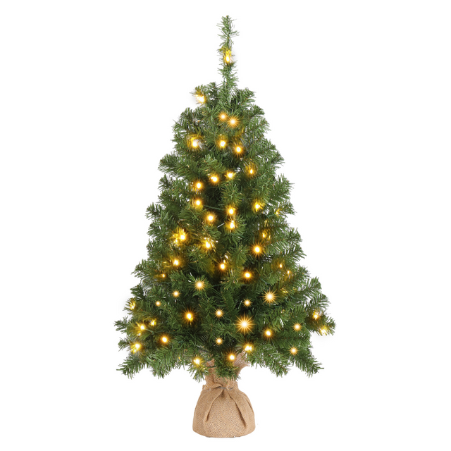3ft pre-lit tabletop Christmas tree