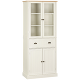 Cream 5-tier kitchen pantry
