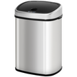48L mirror stainless steel sensor bin