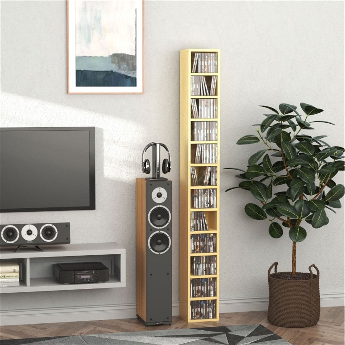 12-tier CD storage tower