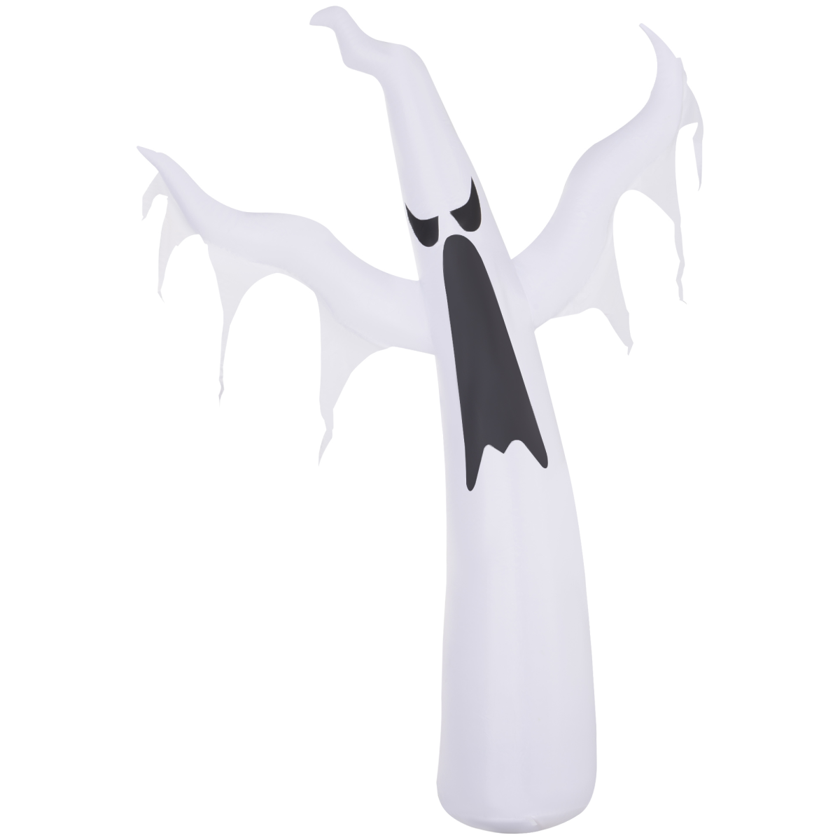 HOMCOM 6ft (1.8m) Inflatable Halloween Floating Ghost with 3 LED Lights – Outdoor Party Decoration