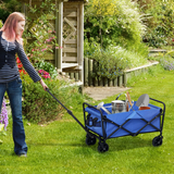 Folding hand truck trolley with cargo bag