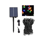 Solar 300 LED Rainbow Multicolour Fairy Lights, 30m – Outdoor Garden & Patio Lighting
