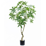 Artificial Money Tree Pachira, 180cm Realistic Faux Tree – Maintenance-Free Greenery for Home & Office