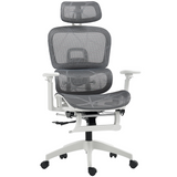 HOMCOM grey ergonomic mesh office chair