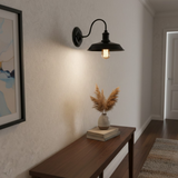 LEDSone E27 Swan Neck Wall Sconce with Built-In Toggle Switch – Industrial Vintage Wall Light