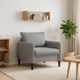 vidaXL XL Armchair Dark Grey Velvet