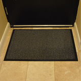 Heavy Duty Barrier Mat 80 x 200cm with Non-Slip Nitrile Rubber Backing – Dirt Trapping Entrance Mat, Grey