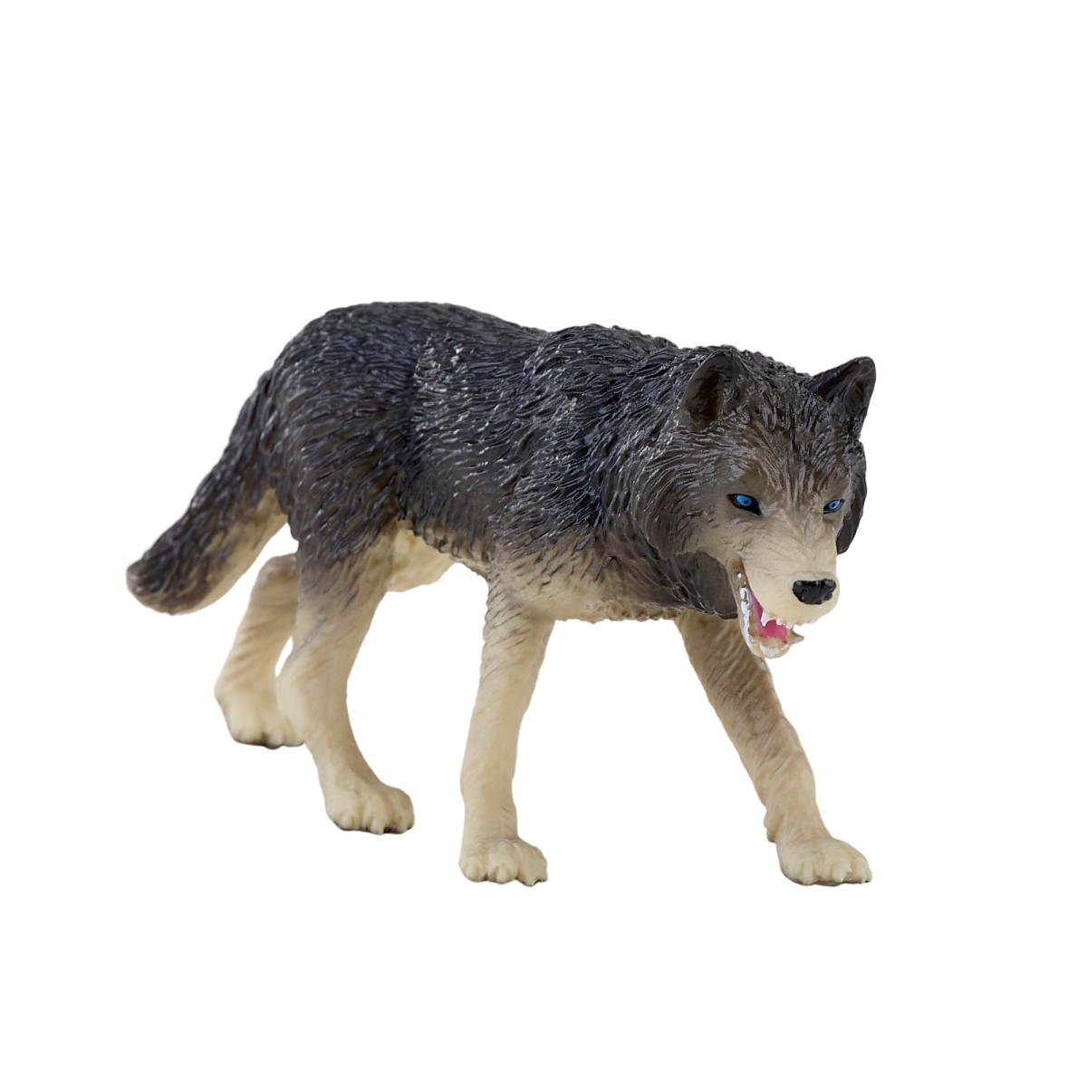 Mojo Fun Timber Wolf Toy Figurine – Hand-Painted Realistic Wildlife Model