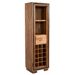 Jodhpur sheesham wine bookcase