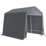 Outsunny 8 x 6.5ft Waterproof Garden Storage Shed Bike Tent with Roll-Up Zipper Door – Dark Grey