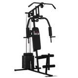 HOMCOM Multifunction Home Gym Machine with 45kg Weight Stack – Full Body Strength Training Workout Station