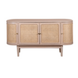 Valencia cane and mango wood 4 door sideboard