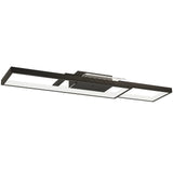 HOMCOM LED Ceiling Light, Modern Dimmable Ceiling Light with Wall Switch & Remote Control