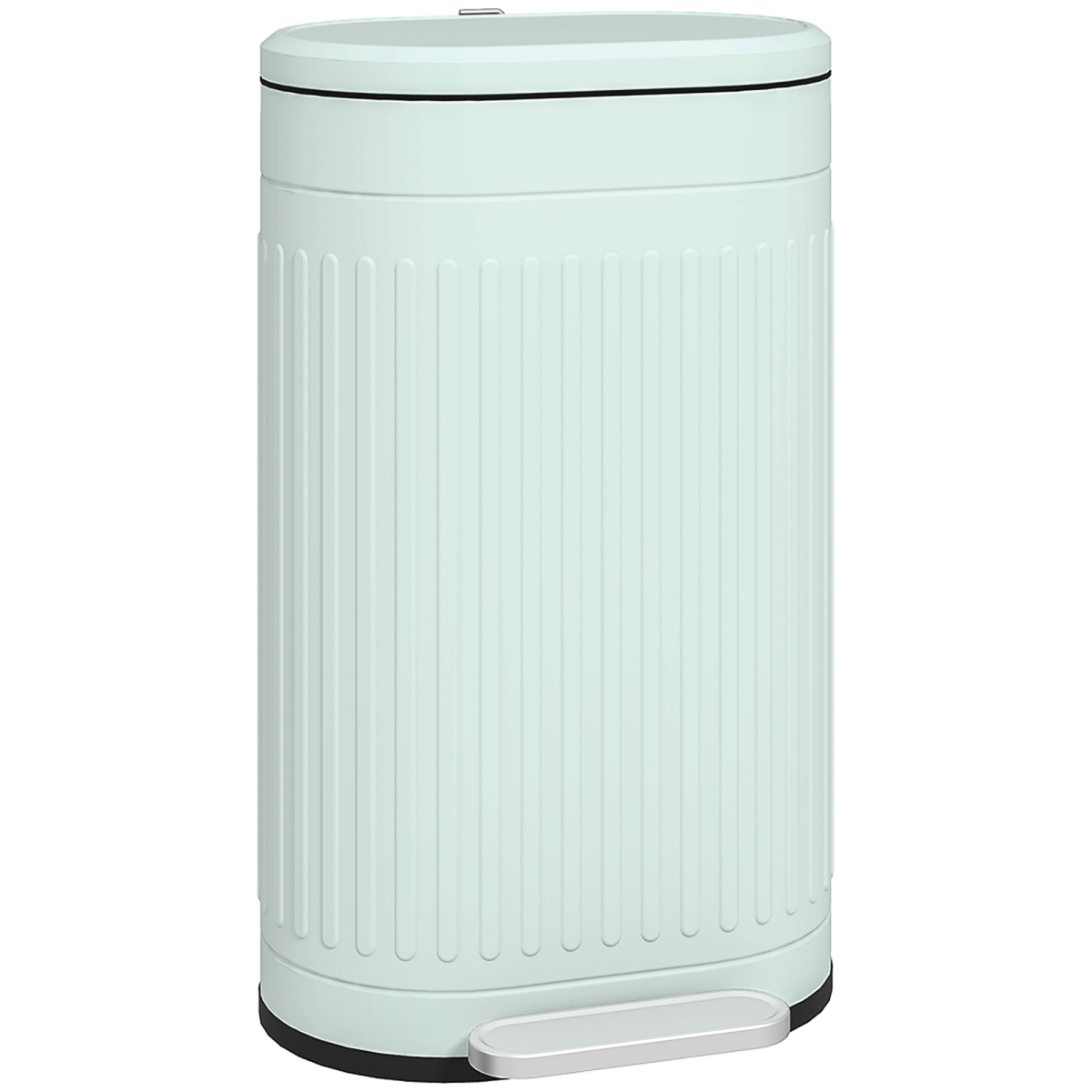 Light green 30L soft-close pedal bin