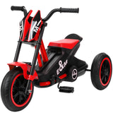 AIYAPLAY Kids Tricycle with Steel Frame & Wide Seat – Toddler Balance Trike for Indoor and Outdoor Use, Red