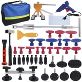 66 Piece Paintless Dent Repair Kit – Car Dent Puller with Glue Gun, Glue Sticks & Hail Tabs