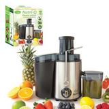Nutri-Q Whole Fruit Juice Extractor with Dual Speed & Pulse, Extra Large Chute – Stainless Steel Juicer, 34730