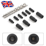 10 Piece Magnetic Tap Socket Set, 1/4" & 3/8" Drive – Tap Holders for Thread Cutting Taps M1.5 to M14