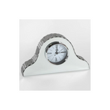 Hestia Glass Mirror Napoleon Mantel Clock