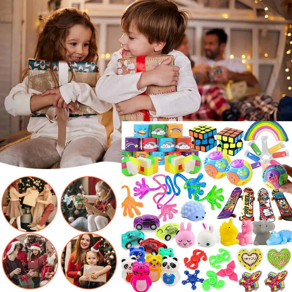 52 Piece Assorted Party Favours Toy Set for Kids – Party Bag Fillers, Pinata Fillers & Prizes