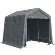 Dark grey heavy duty garden storage tent