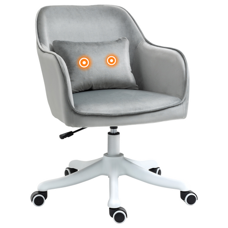 Vinsetto tub office chair with massage pillow