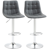 Grey swivel breakfast bar stools