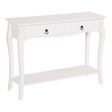 HOMCOM ivory white console table