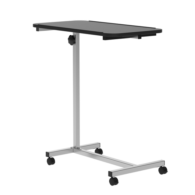 C-shaped mobile side table