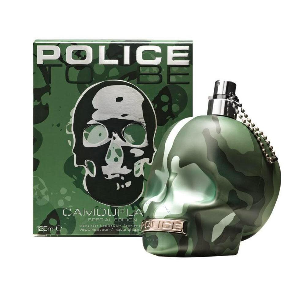 Police To Be Camouflage Eau de Toilette Spray 125ml – Fresh & Citrus, Woody Fragrance for Men