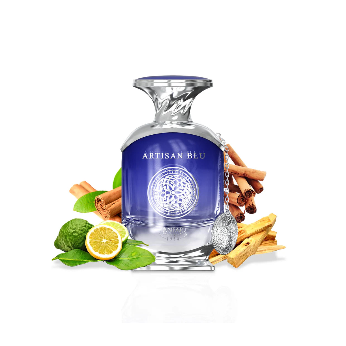 Anfar Artisan Blu - Extrait de Parfum 100ml – Fresh & Citrus, Spicy Fragrance for Men