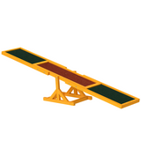 Pawhut Wooden Dog Seesaw Agility Training Equipment with Anti-slip Surface – Outdoor Pet Exercise