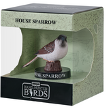 Mojo House Sparrow Figurine – Hand-Painted Realistic Bird Model, Enthusiast Collection