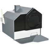 PawHut Hooded Cat Litter Tray with Scoop, Pull-Out Drawer Pan, Carry Handle & Deodorant Chimney – Hut Design
