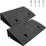 Portable Kerb Ramps, 2 Pack, 50 x 27 x 11 cm Threshold Ramps for Driveways, Cars and Scooters