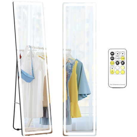 LED full length floor mirror
