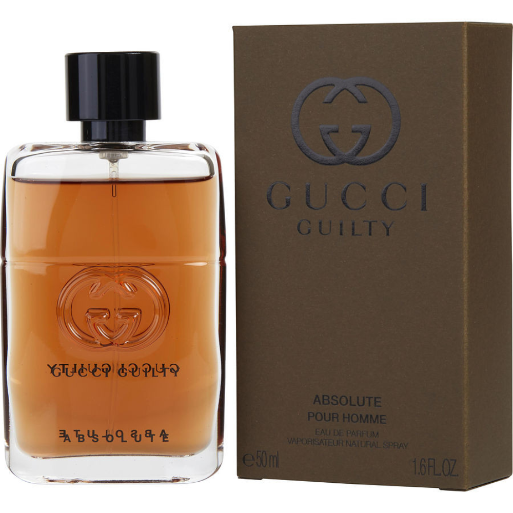 Gucci Guilty Absolute Eau de Parfum Spray 50ml – Woody, Leather & Tobacco Fragrance for Men
