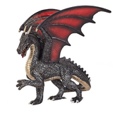 MojoFun Steel Dragon Toy Figurine – Fantasy Mythical Creature Model