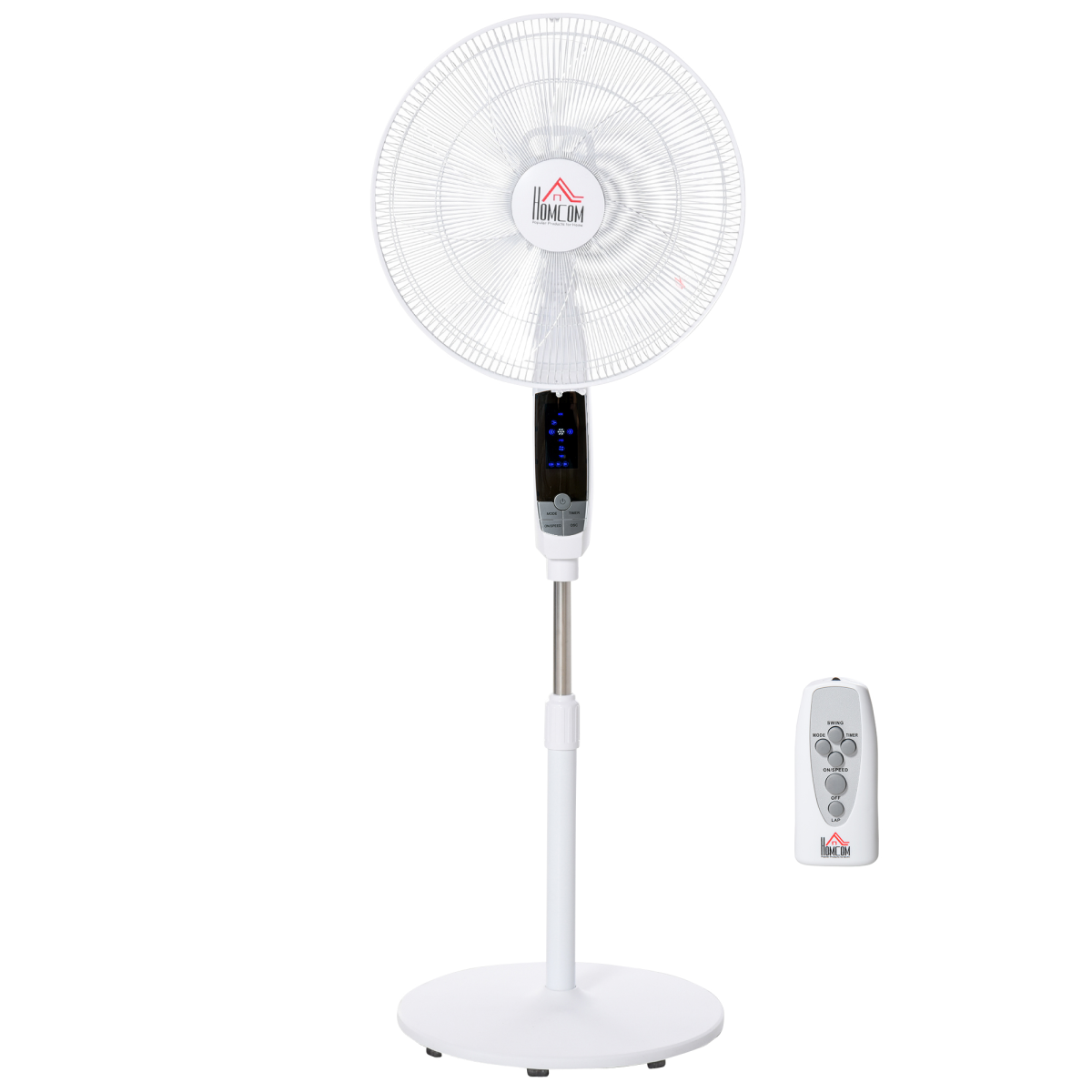 54 inch pedestal fan with LED panel