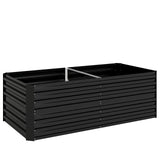 Outsunny Galvanised Steel Raised Garden Bed
