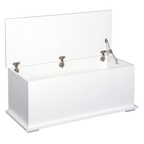 White storage chest with lid