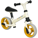 AIYAPLAY 8" Baby Balance Bike with Adjustable Seat & Puncture-Free EVA Wheels – Toddler Ride-On, Orange