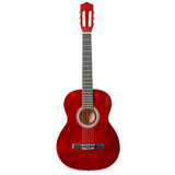 39 Inch Round Barrel Basswood Classical Folk Guitar – Entry-Level Acoustic for Beginners, Coffee