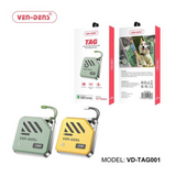 Ven-Dens Mini GPS Smart Tracker Pack of 10 – Works with Apple Find My for Keys, Bikes, Cars & Bags, Green