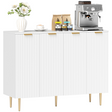 HOMCOM white sideboard buffet cabinet