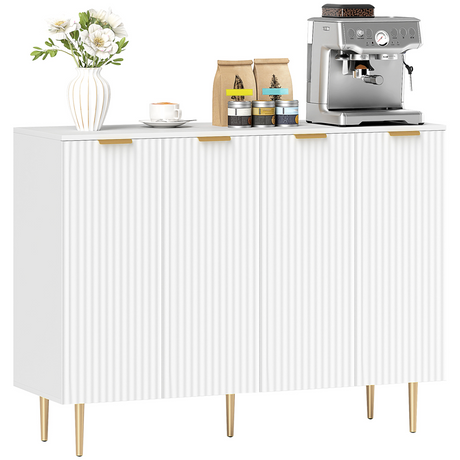 HOMCOM white sideboard buffet cabinet
